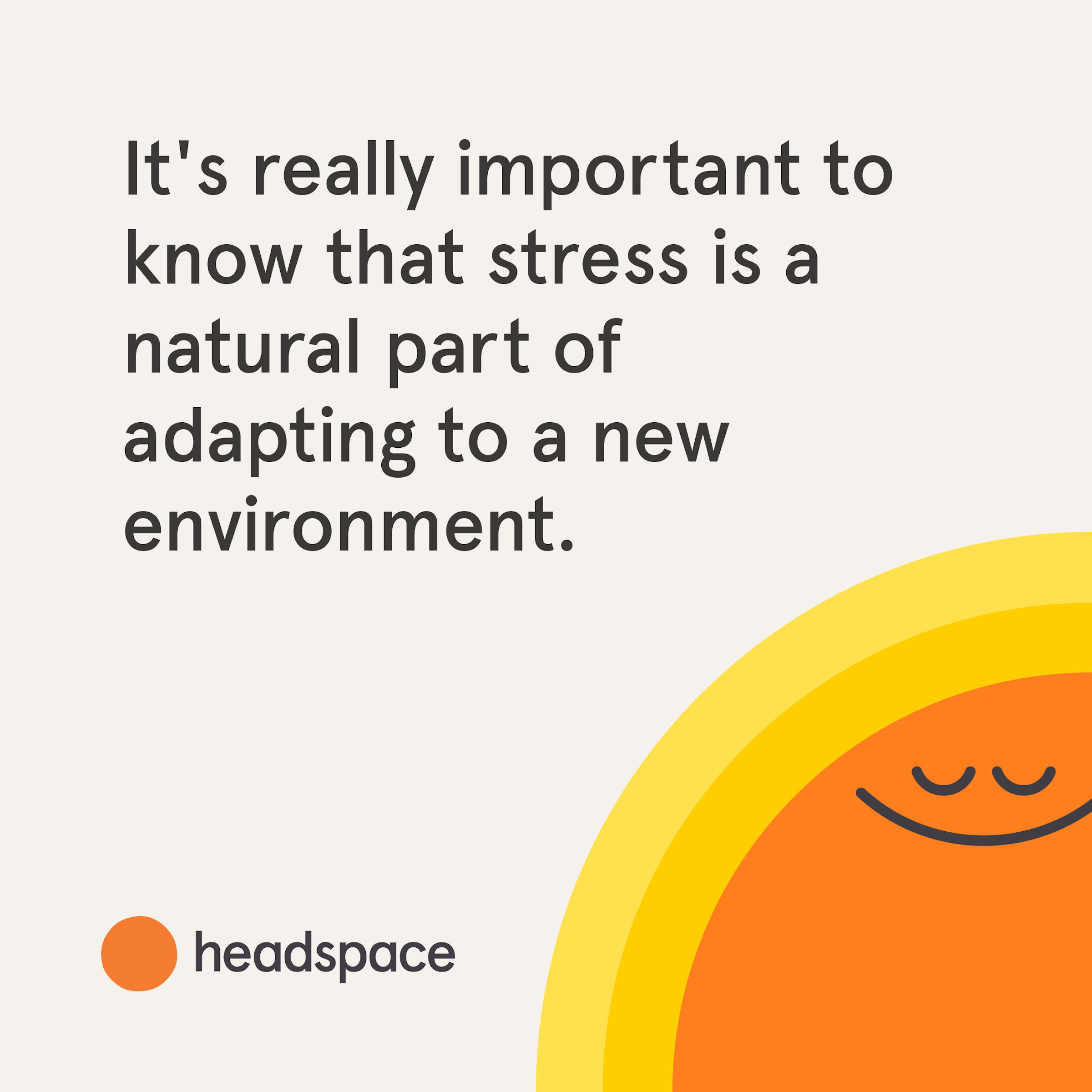 A reminder from Headspace